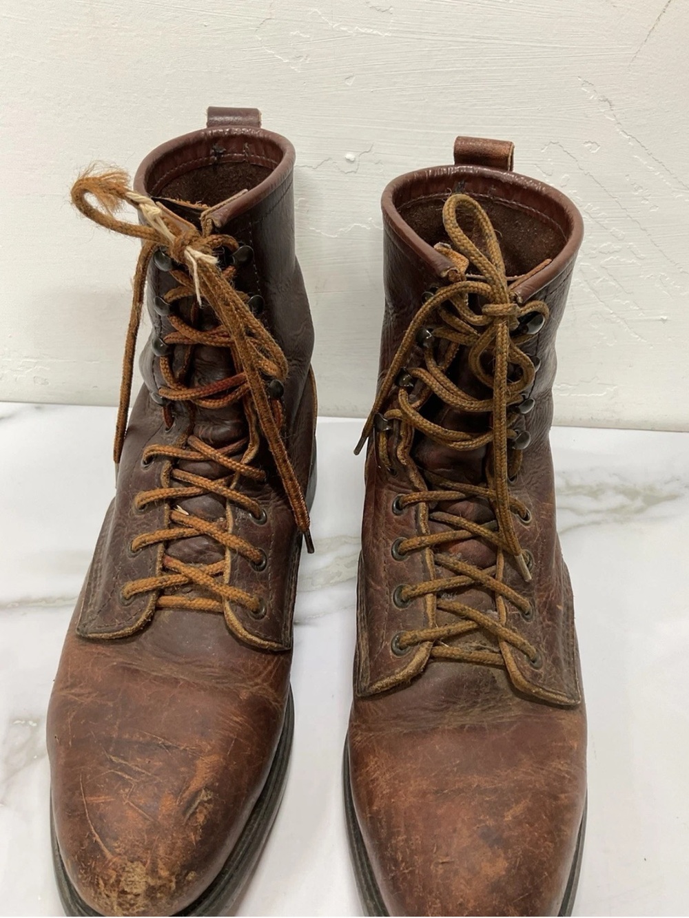 Red Wing ANSI Z41 PT99 M1/75 C/75 Mens Leather Steel Toe Boots Size 10 - Picture 12 of 15